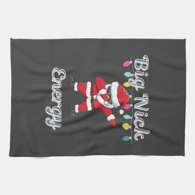 Big Nick Energy  Tea Towel (Horizontal)