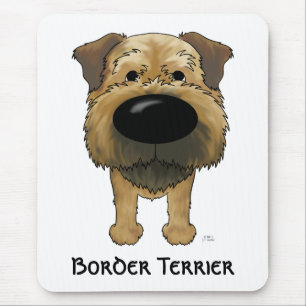 Big Nose Border Terrier Mouse Pad