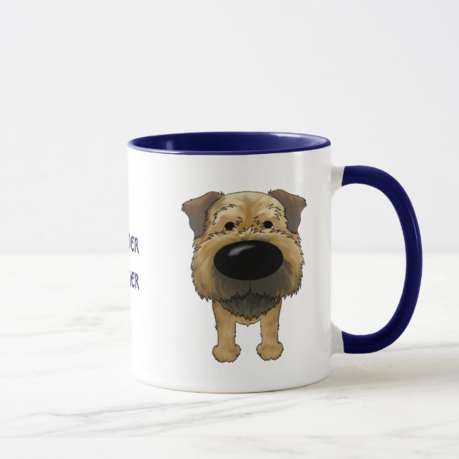 Big Nose Border Terrier Mug (Right)