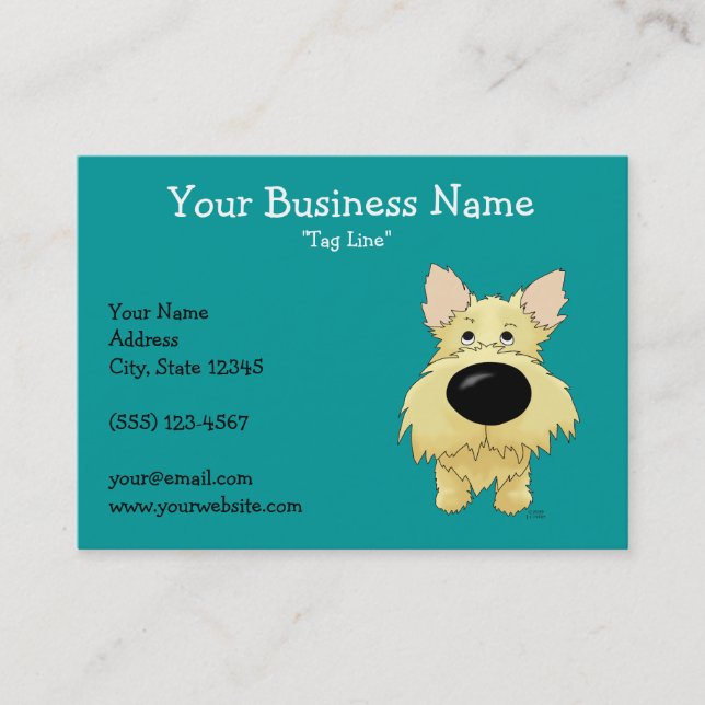 Big Nose Cairn Terrier Business Card (Front)