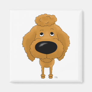 Big Nose Poodle Magnet