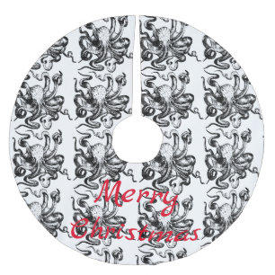Big octopus Thunder_Cove Brushed Polyester Tree Skirt