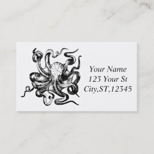 Big octopus Thunder_Cove Business Card