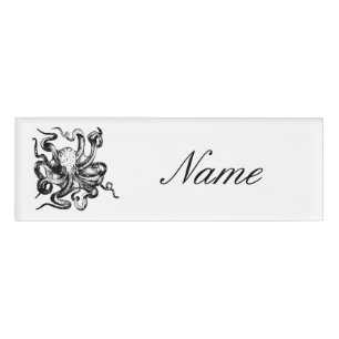 Big octopus Thunder_Cove Name Tag