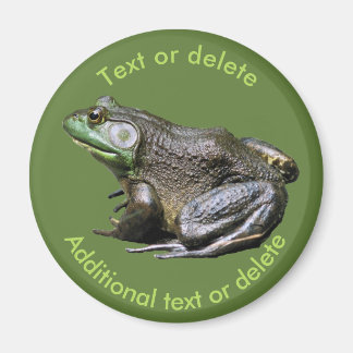 Big Old Bullfrog Animal Nature Personalized Magnet