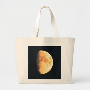 Big Old Moon jtcna Large Tote Bag