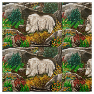Big Old Mountain Goat Fabric