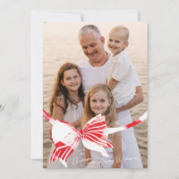 Big One Photo White & Red Plaid Tied With Bow