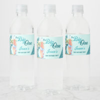 Big one surfing beach birthday party personalised