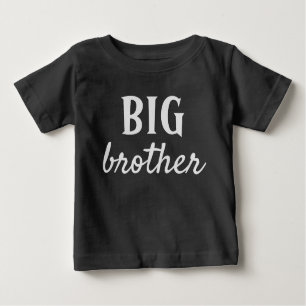 BIG or LIL, Brother sister cousin personalised Baby T-Shirt