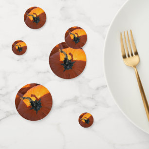 Big Orange Pumpkin Confetti