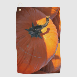 Big Orange Pumpkin Golf Towel