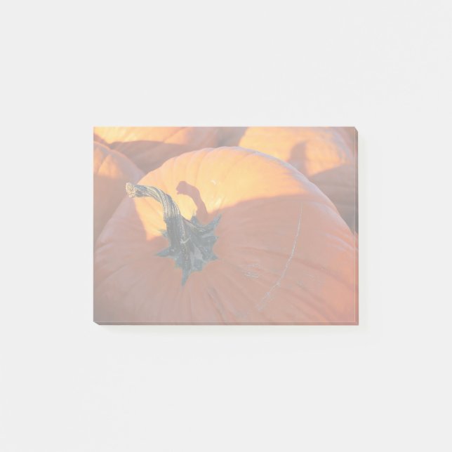 Big Orange Pumpkin  Post-it Notes (Front)