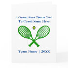 Big Oversized Tennis Thank You Coach, Personalise