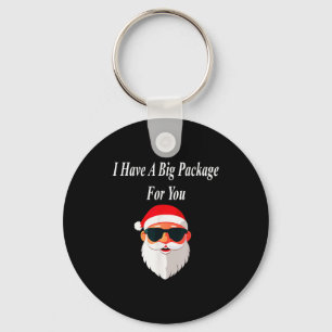 Big Package Christmas Funny Naughty Dirty Raunchy  Key Ring