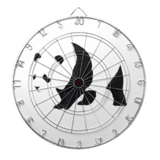 Big panda bear dartboard