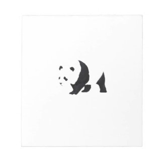Big panda bear notepad