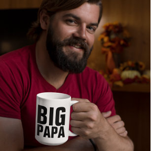 BIG PAPA DAD COFFEE MUGS