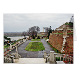 Big Park Kalemegdan By Danube River Serbia