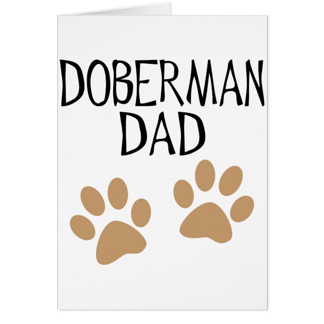 Big Paws Doberman Dad (Front)