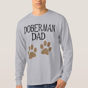 Big Paws Doberman Dad T-Shirt