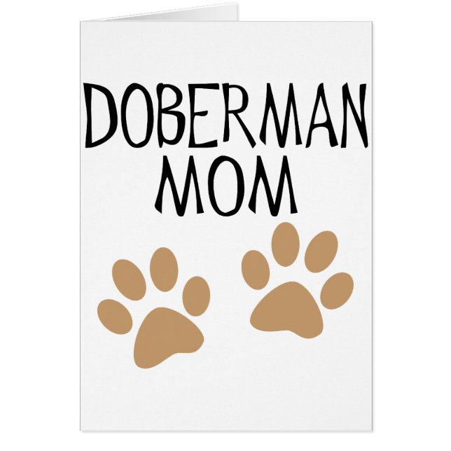 Big Paws Doberman Mum (Front)