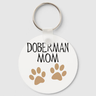 Big Paws Doberman Mum Key Ring