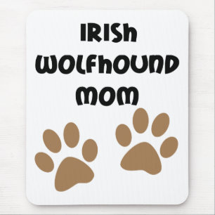 Big Paws Irish Wolfhound Mum Mouse Pad
