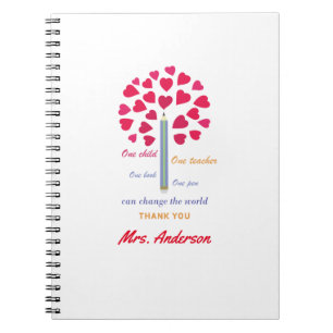 Big Pencil tree / Teacher Appreciation Notebook