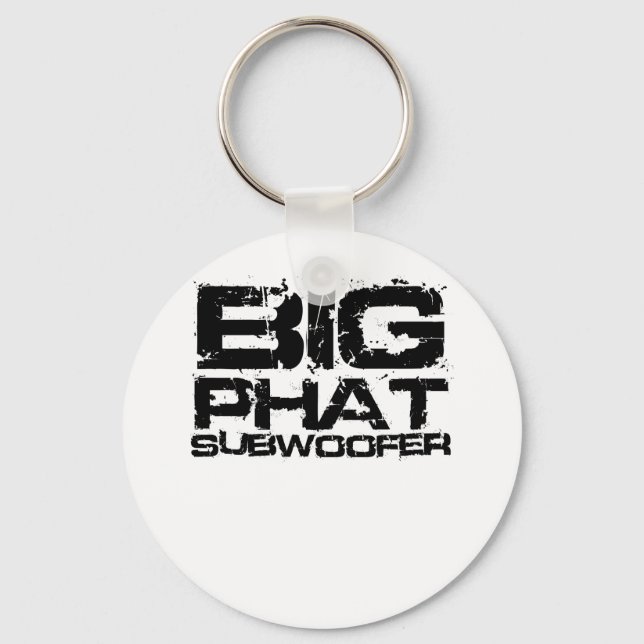 Big Phat Subwoofer Dubstep Key Ring (Front)