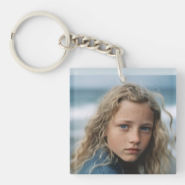 BIG PHOTO CUSTOM  KEY RING (Front)