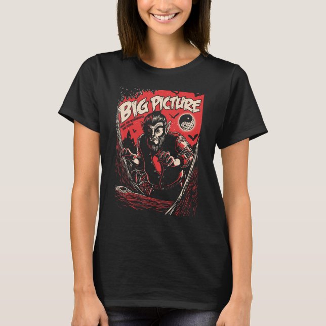 Big Picture Werewolf T-Shirt (Front)