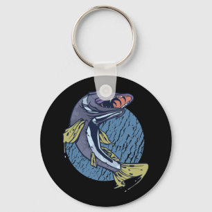 Big Pike Fish Key Ring
