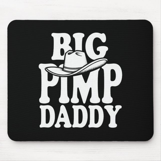 Big Pimp Daddy Halloween Costume  Mouse Pad (Front)