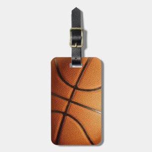 Big Pimply Orange Basketball, Luggage Tag