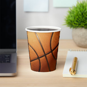 Big Pimply Orange Basketball, Paper Party Cups