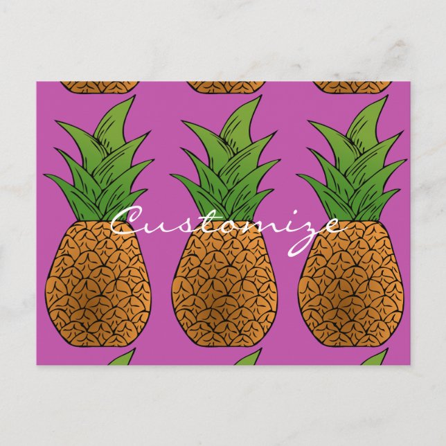Big Pineapples Thunder_Cove Postcard (Front)