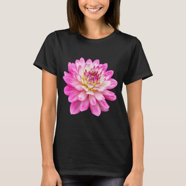 Big Pink Dahlia T-Shirt (Front)