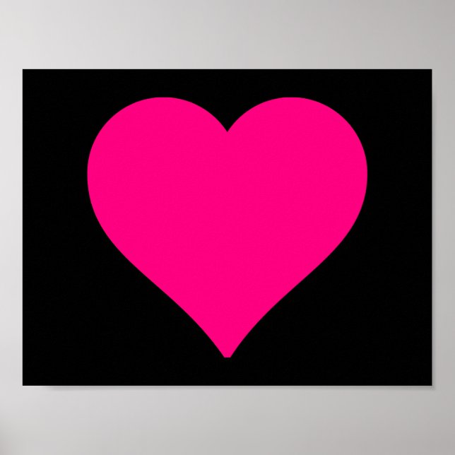 Big Pink Heart Poster (Front)