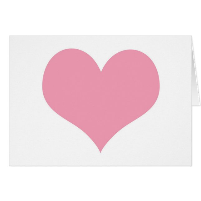 Big Pink Love Heart (Front Horizontal)