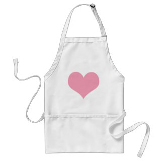 Big Pink Love Heart Standard Apron