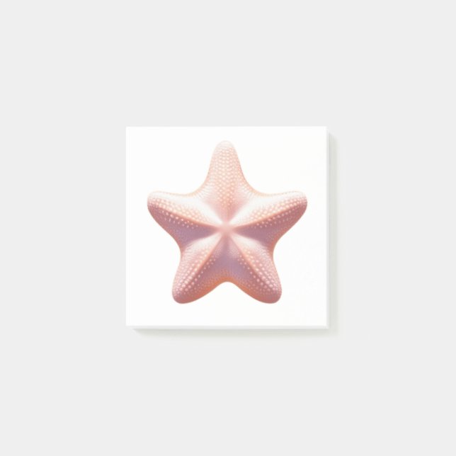 Big Pink Starfish Post-it Notes (Front)