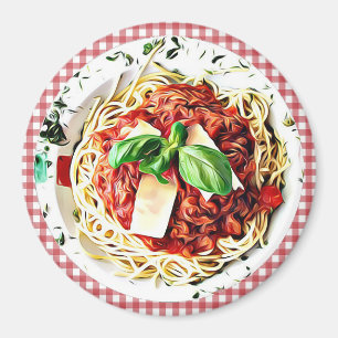 Big Plate of Spaghetti Refrigerator Magnet