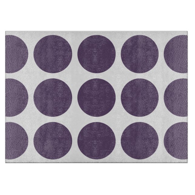 Big Polka Dots Cutting Board (Front)