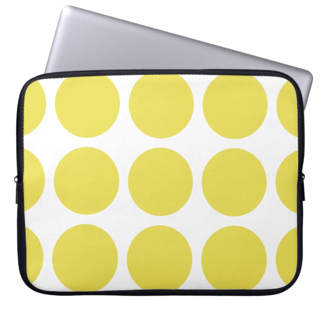 Big Polka Dots Electronics Sleeve (Front)