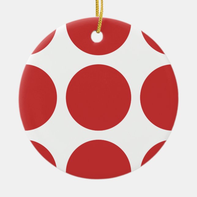 Big Polka Dots Ornament (Front)