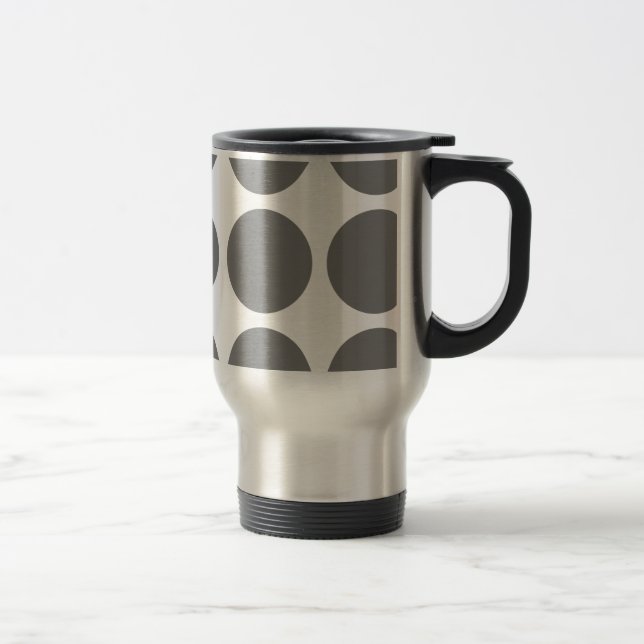 Big Polka Dots Travel Mug (Right)