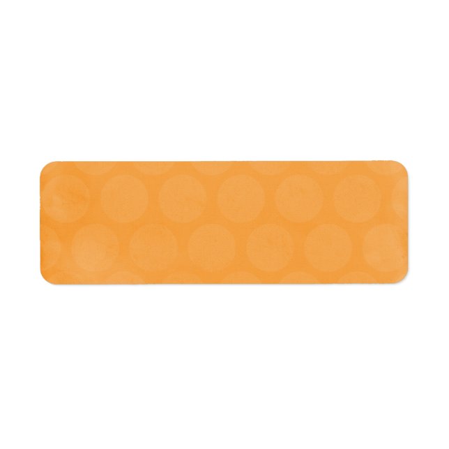 BIG POPSICLE ORANGE SUMMER POLKADOTS CIRCLES POLKA (Front)