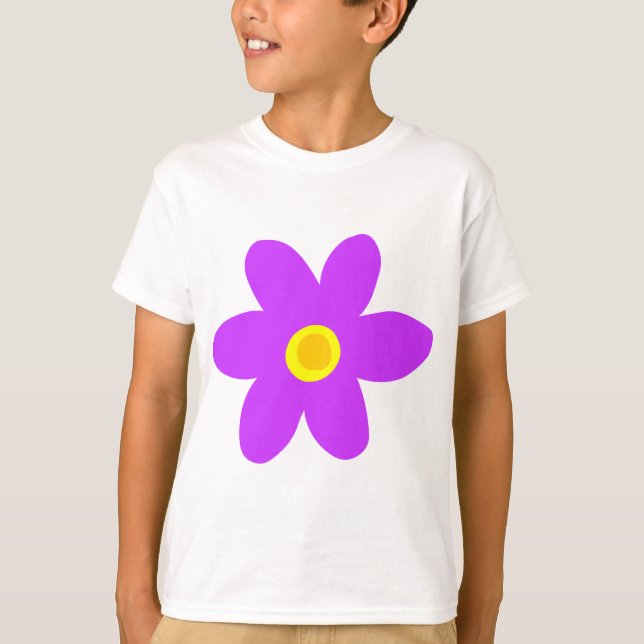 Big Purple Flower T-Shirt (Front)