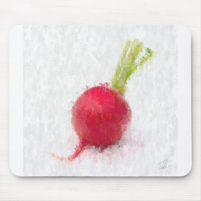Big Radish Mouse Pad (Front)
